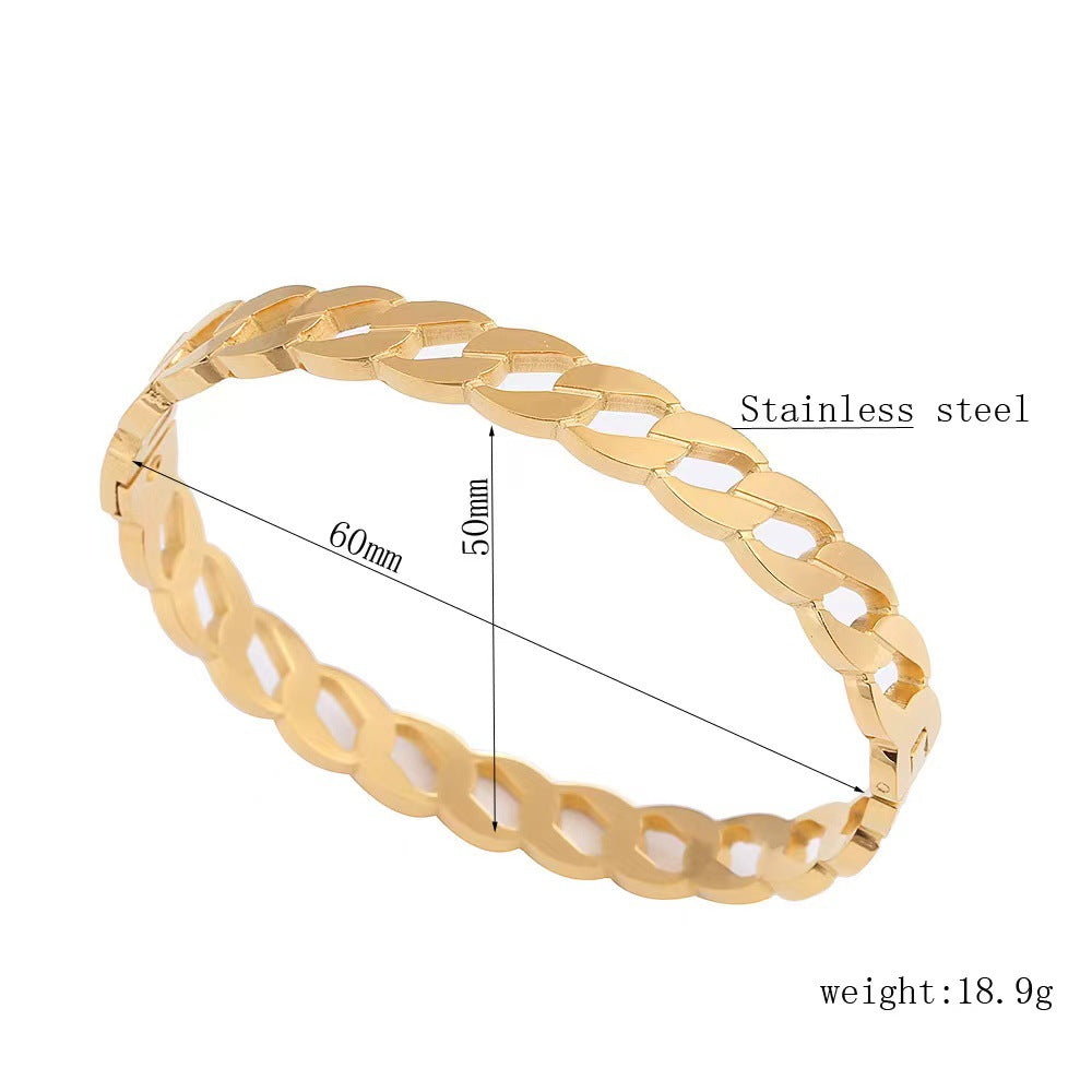 Titanium Steel - Hollow Out Bracelet