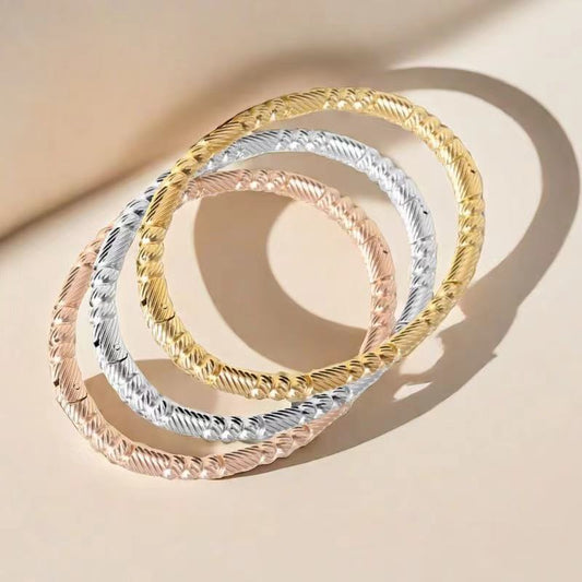 Titanium Steel - Three Beads