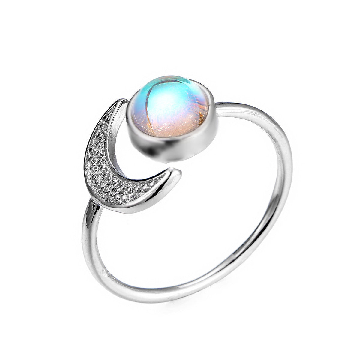 Sun Moon Stone Ring