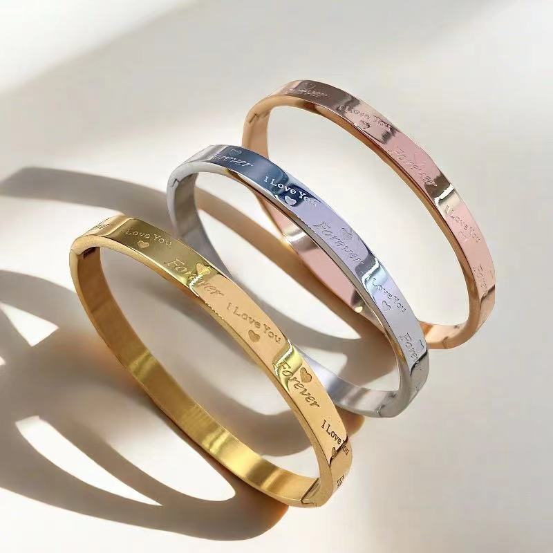 I Love You Forever - Stainless Steel Bracelet