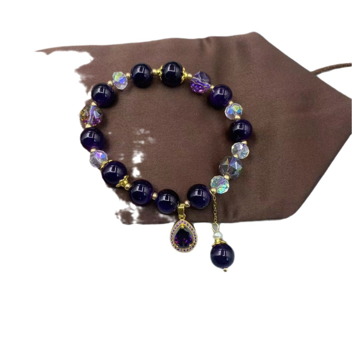 Amethyst Bracelet with charms