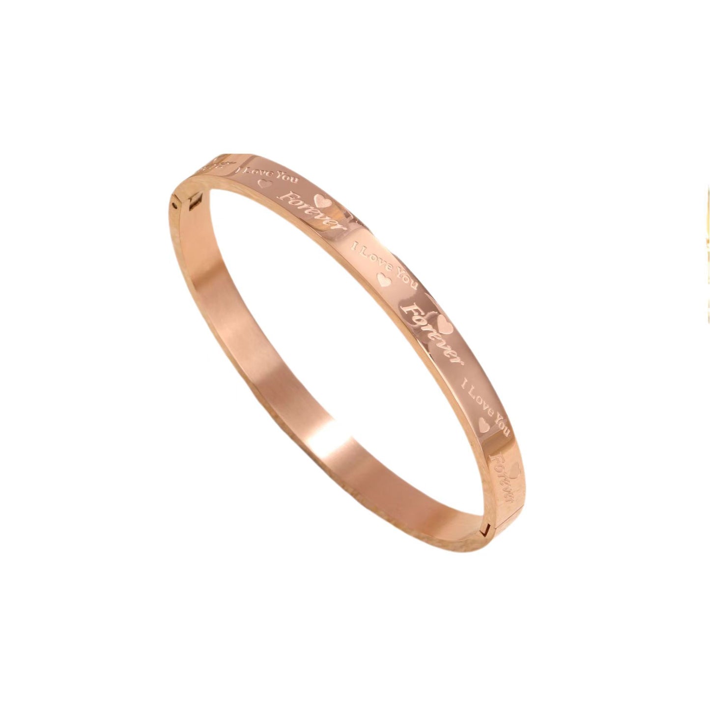 I Love You Forever - Stainless Steel Bracelet