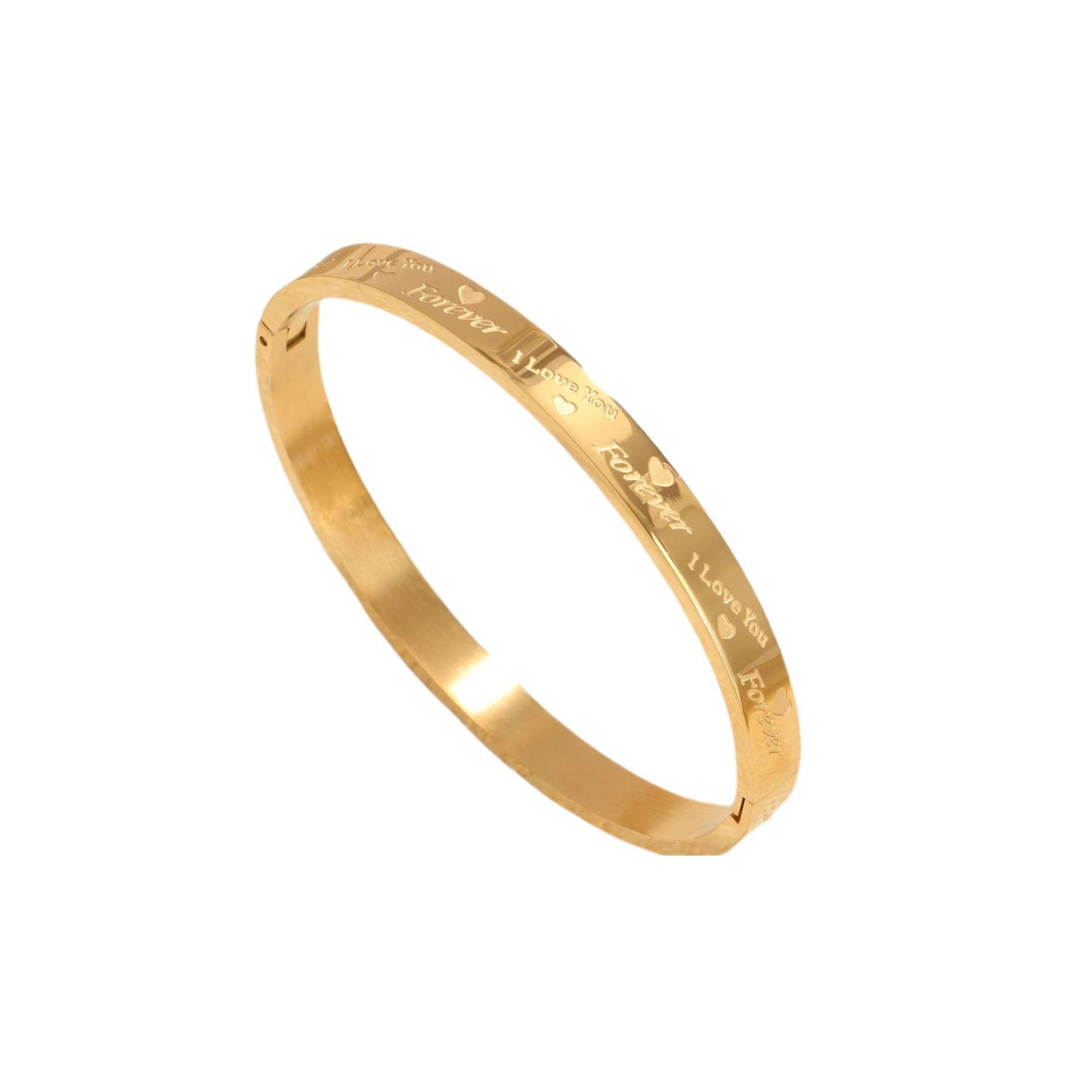 I Love You Forever - Stainless Steel Bracelet