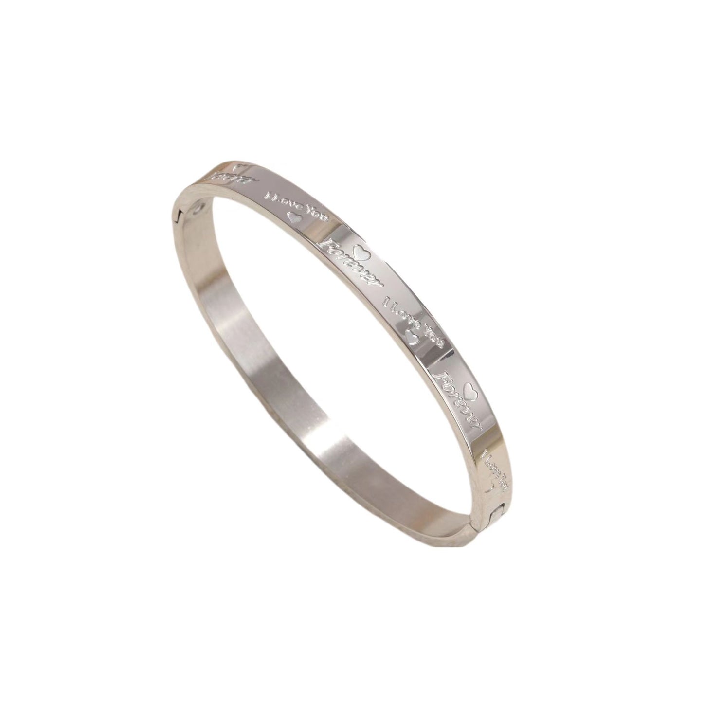 I Love You Forever - Stainless Steel Bracelet