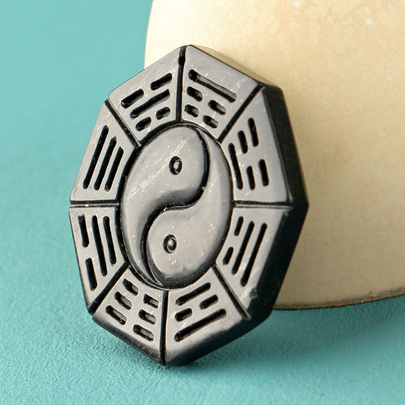 Jade Black Tag Pendant